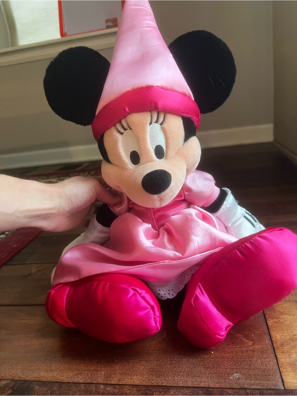 Disneyland Resort Minnie Mouse Plush in Pink Princess Dress